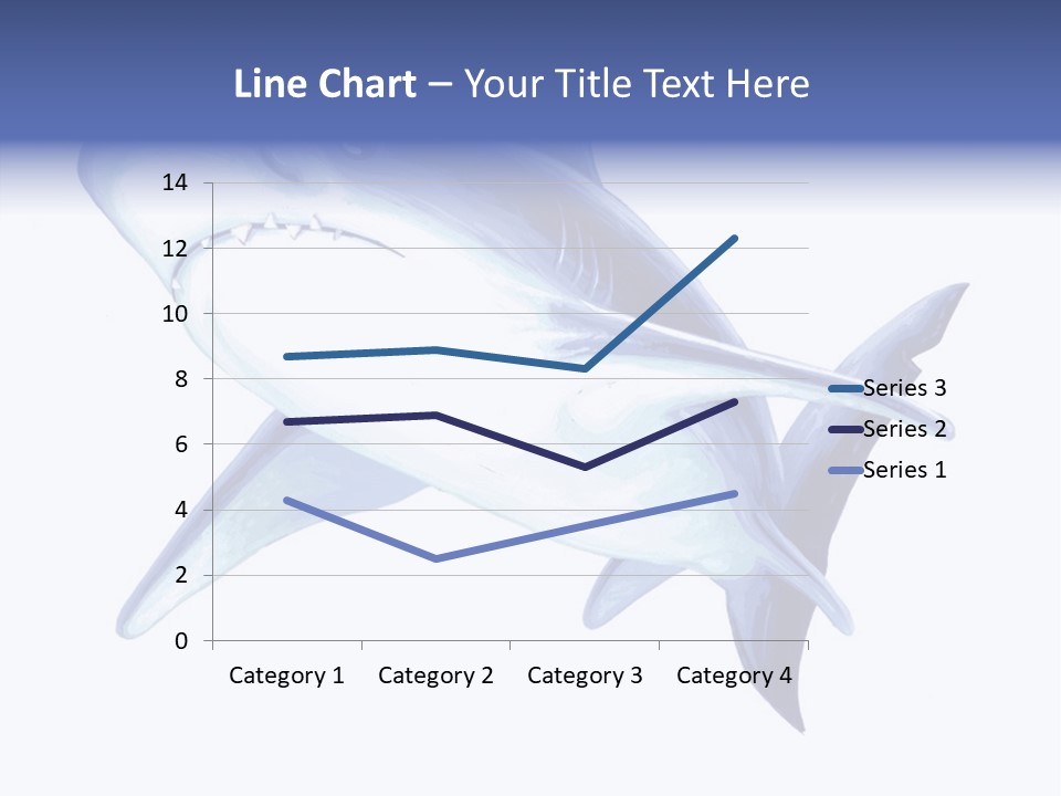Fins Stroke Artwork PowerPoint Template