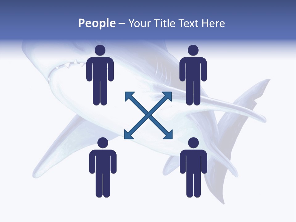 Fins Stroke Artwork PowerPoint Template