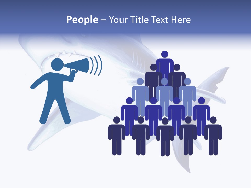 Fins Stroke Artwork PowerPoint Template