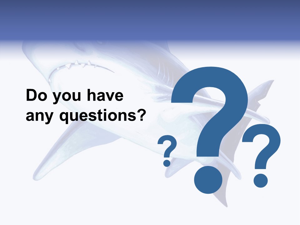 Fins Stroke Artwork PowerPoint Template