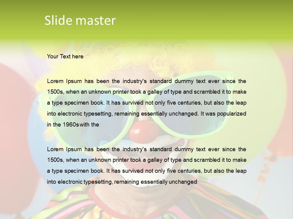 Toy Red Props PowerPoint Template