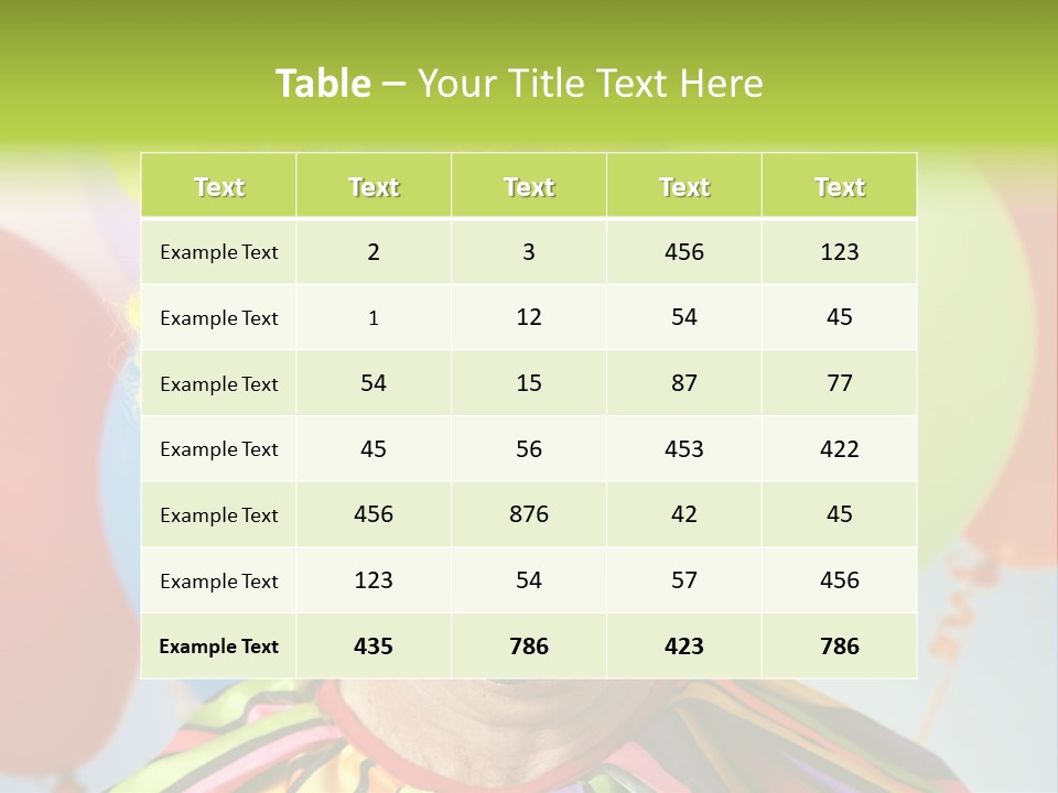 Toy Red Props PowerPoint Template