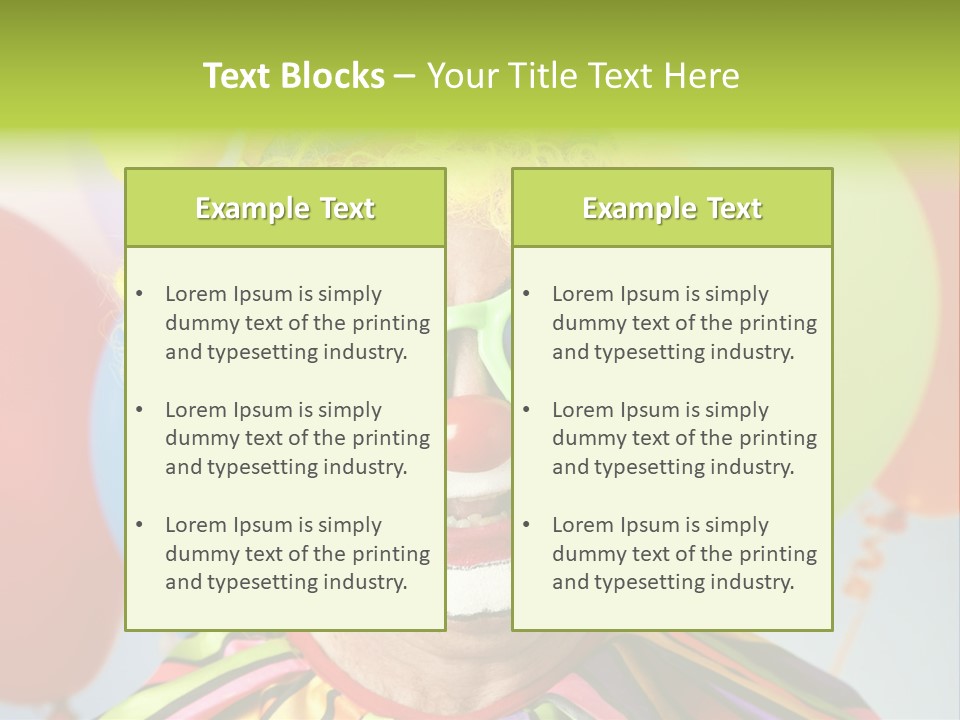Toy Red Props PowerPoint Template
