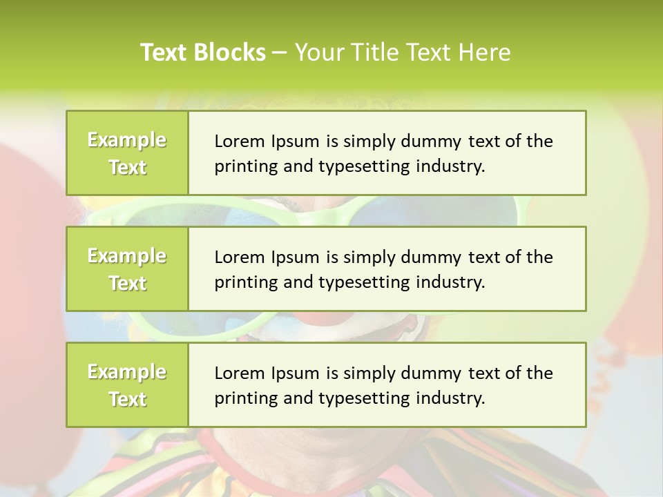 Toy Red Props PowerPoint Template