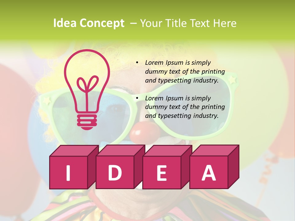 Toy Red Props PowerPoint Template