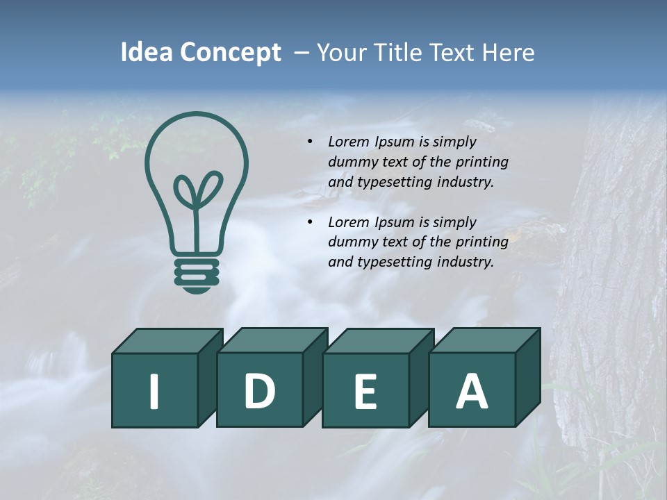 Bluff Creek State Natural Area Kettle Moraine Walworth PowerPoint Template