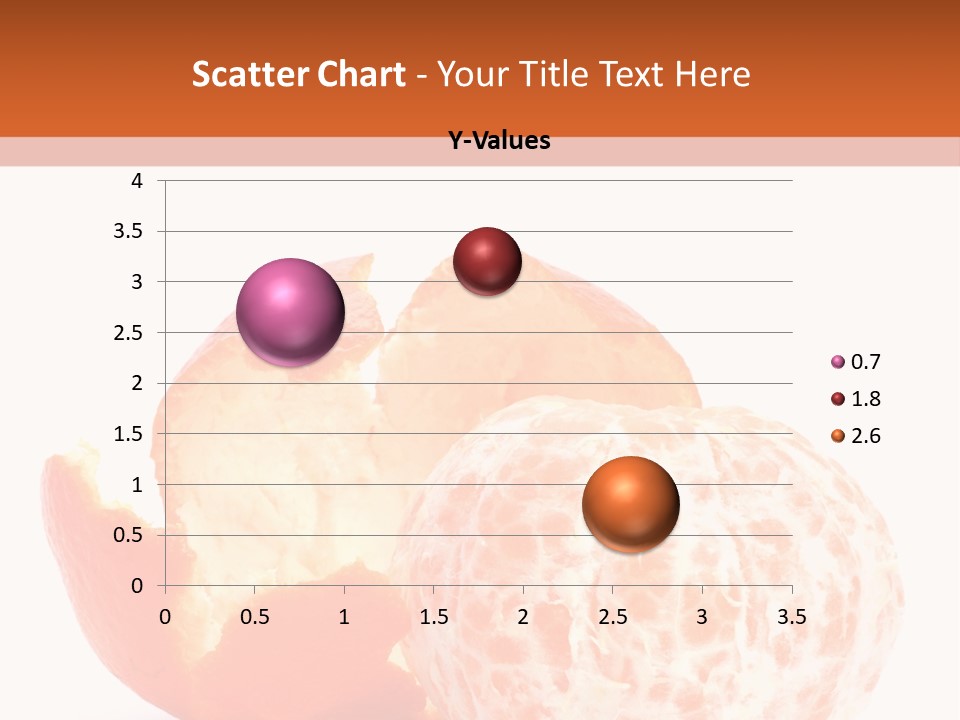 Food Mandarin White PowerPoint Template
