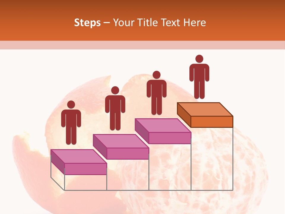 Food Mandarin White PowerPoint Template