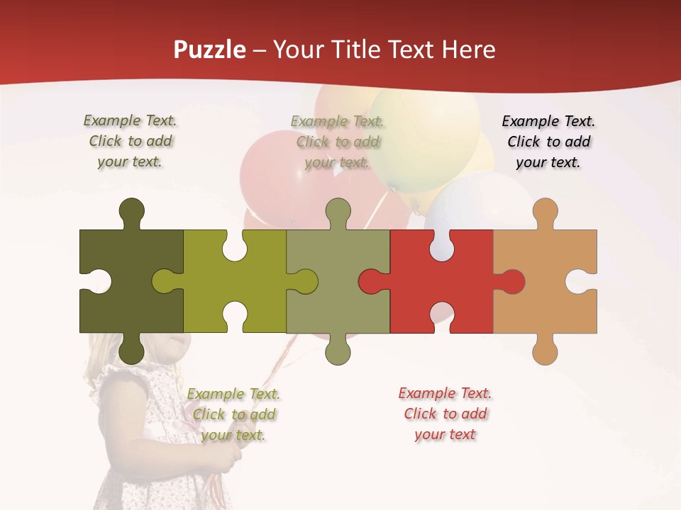 Innocence Leisure Playing PowerPoint Template