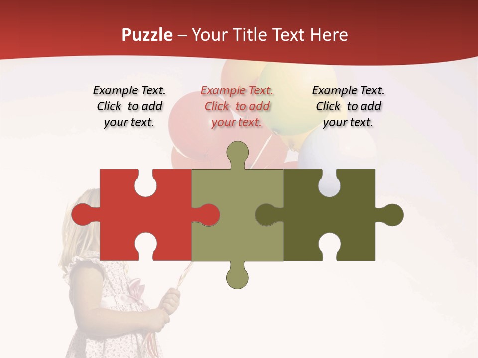 Innocence Leisure Playing PowerPoint Template