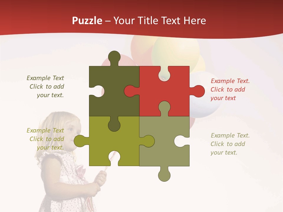 Innocence Leisure Playing PowerPoint Template