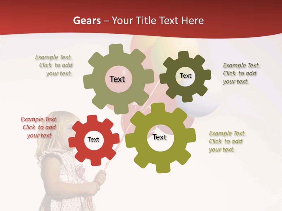 Innocence Leisure Playing PowerPoint Template