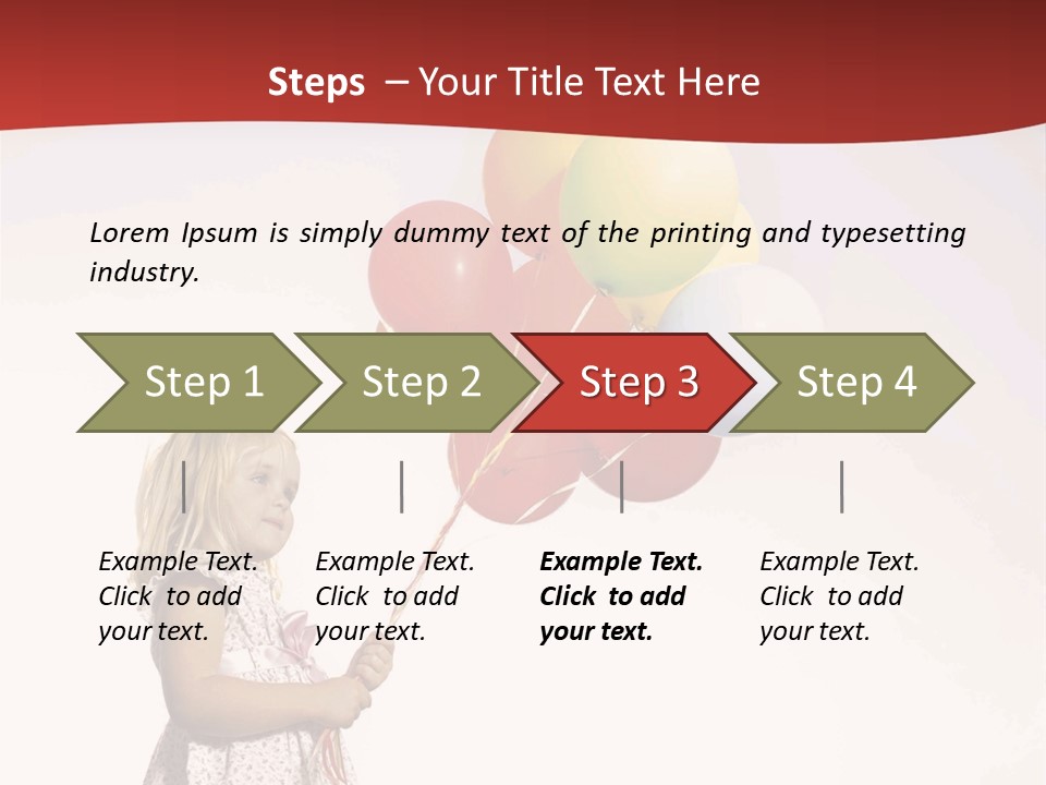 Innocence Leisure Playing PowerPoint Template