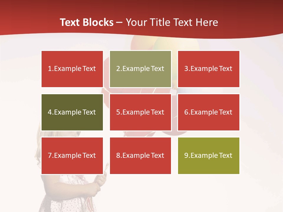 Innocence Leisure Playing PowerPoint Template