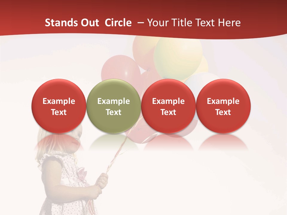 Innocence Leisure Playing PowerPoint Template