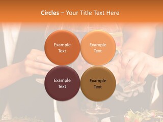 Wine Hands Cocktail PowerPoint Template