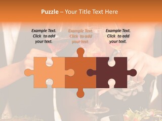 Wine Hands Cocktail PowerPoint Template