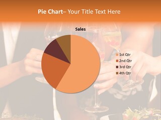 Wine Hands Cocktail PowerPoint Template