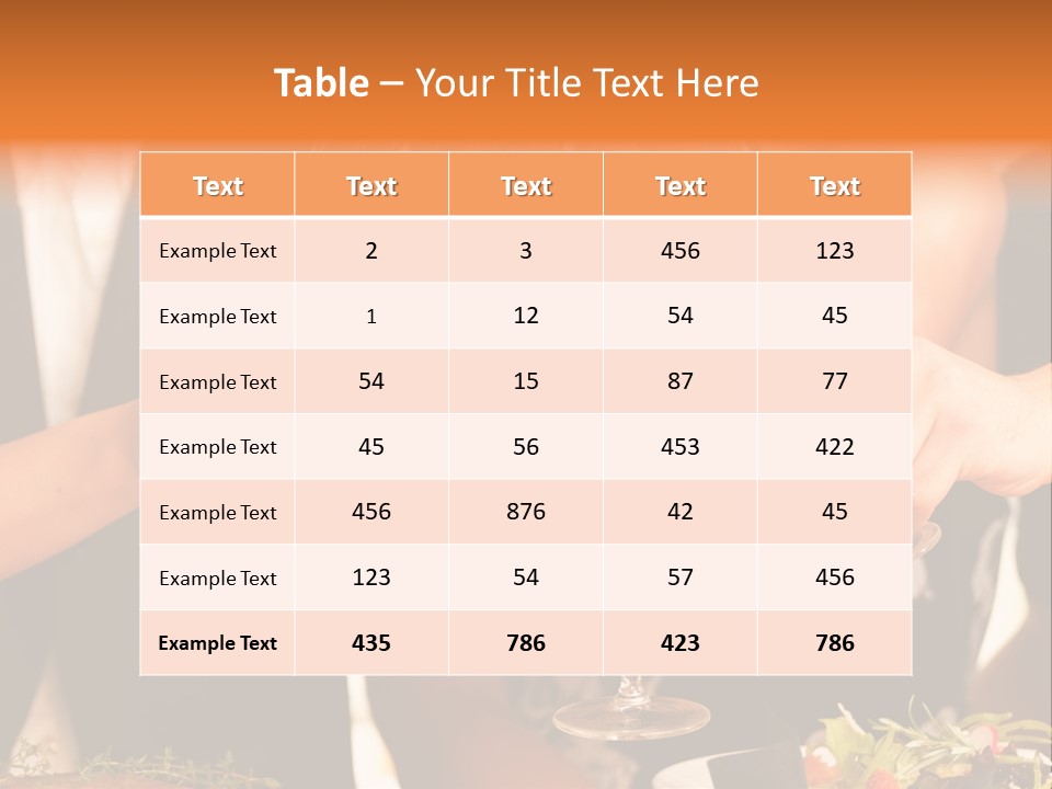 Wine Hands Cocktail PowerPoint Template