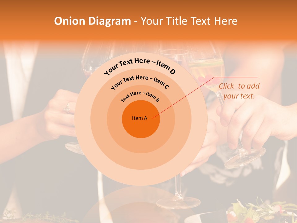 Wine Hands Cocktail PowerPoint Template