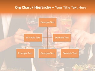 Wine Hands Cocktail PowerPoint Template