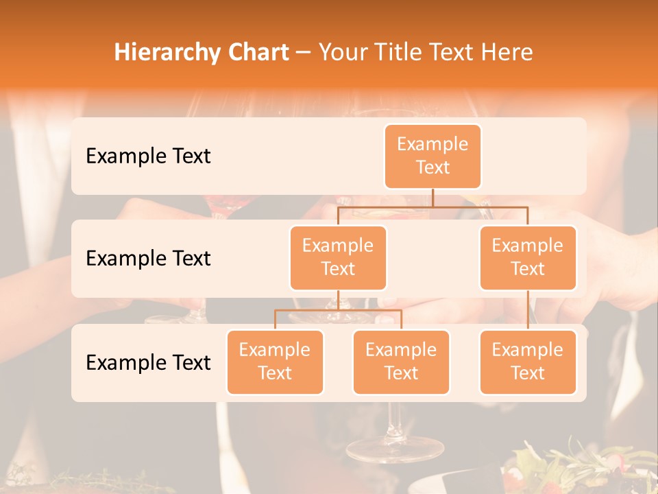 Wine Hands Cocktail PowerPoint Template