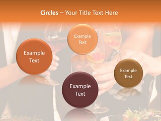 Wine Hands Cocktail PowerPoint Template