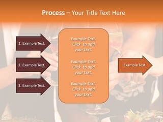 Wine Hands Cocktail PowerPoint Template