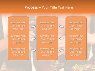 Wine Hands Cocktail PowerPoint Template