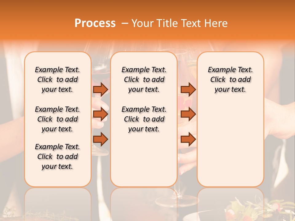 Wine Hands Cocktail PowerPoint Template