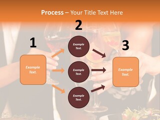 Wine Hands Cocktail PowerPoint Template