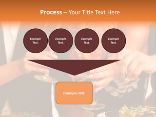 Wine Hands Cocktail PowerPoint Template