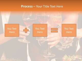 Wine Hands Cocktail PowerPoint Template