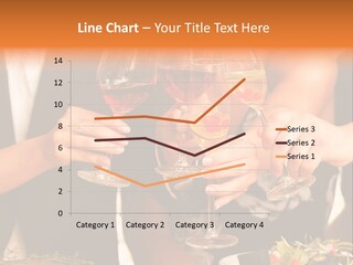 Wine Hands Cocktail PowerPoint Template