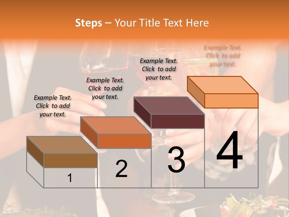 Wine Hands Cocktail PowerPoint Template