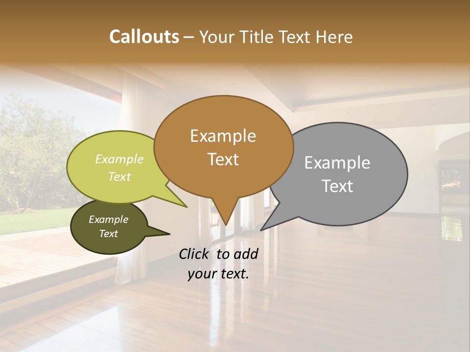 Luxury Frame Background PowerPoint Template