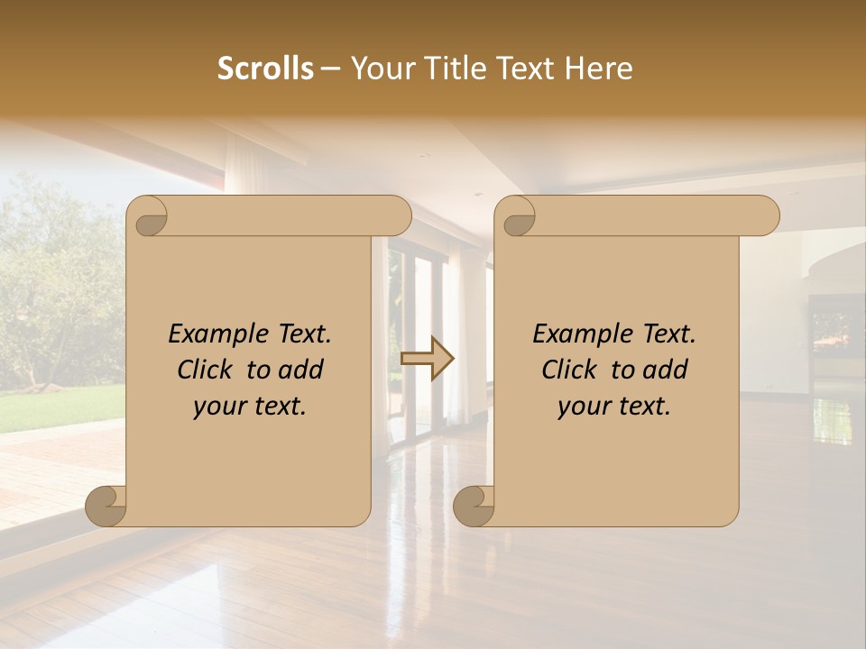 Luxury Frame Background PowerPoint Template