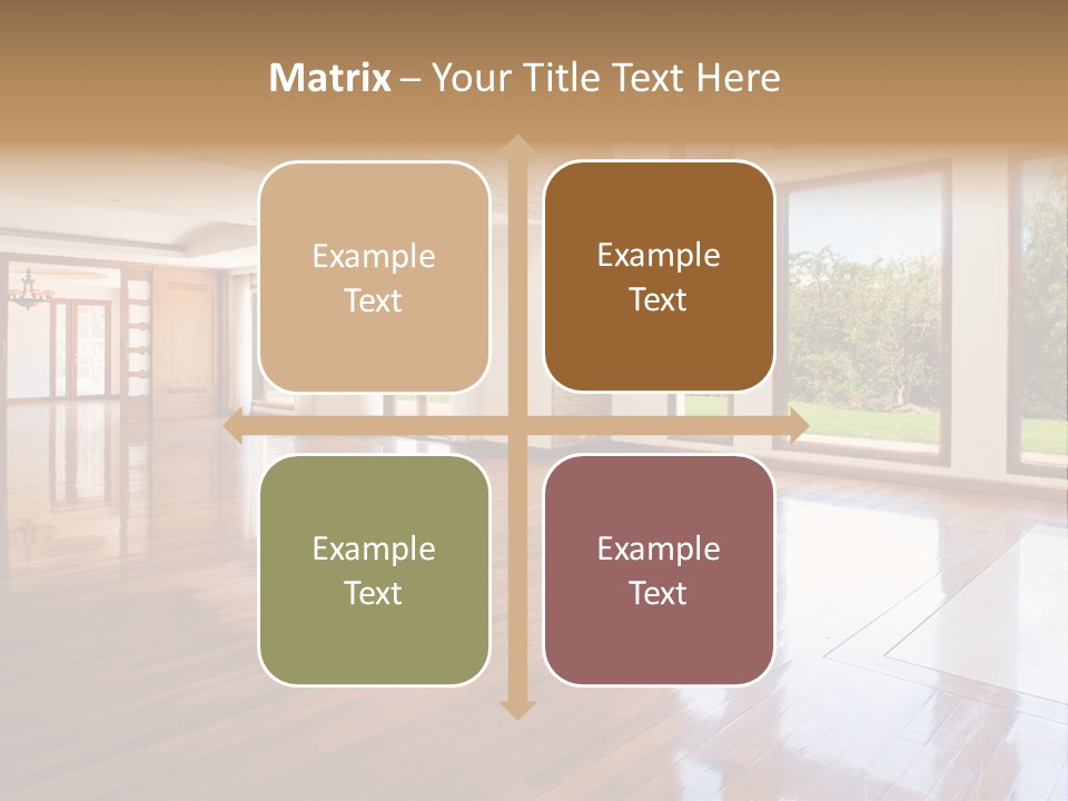 Light Trees Open PowerPoint Template