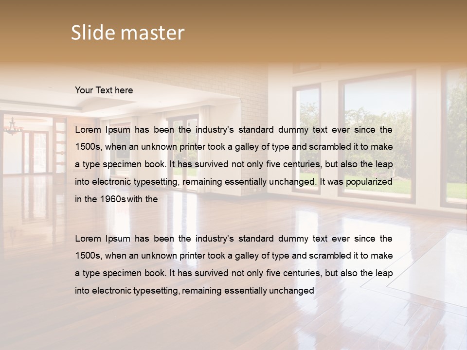 Light Trees Open PowerPoint Template