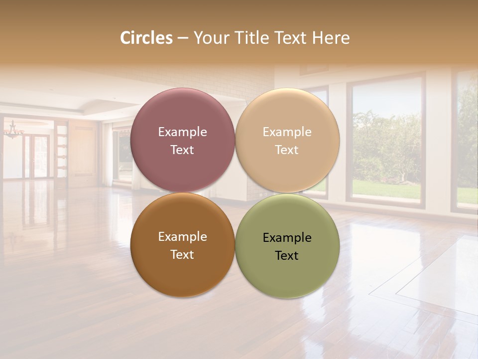 Light Trees Open PowerPoint Template