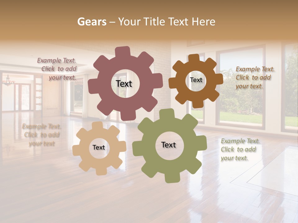 Light Trees Open PowerPoint Template