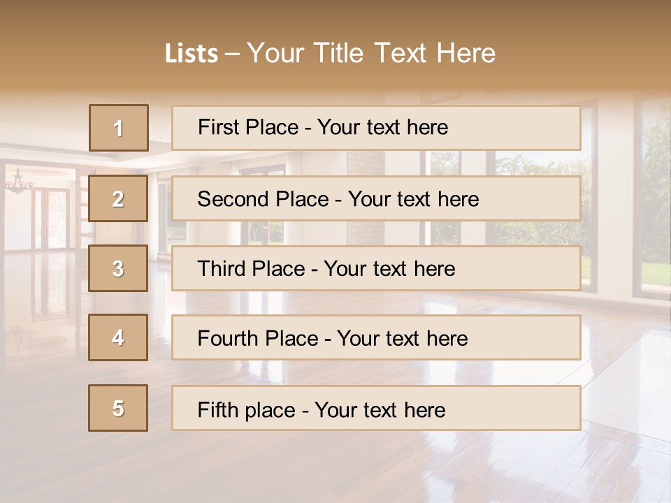 Light Trees Open PowerPoint Template