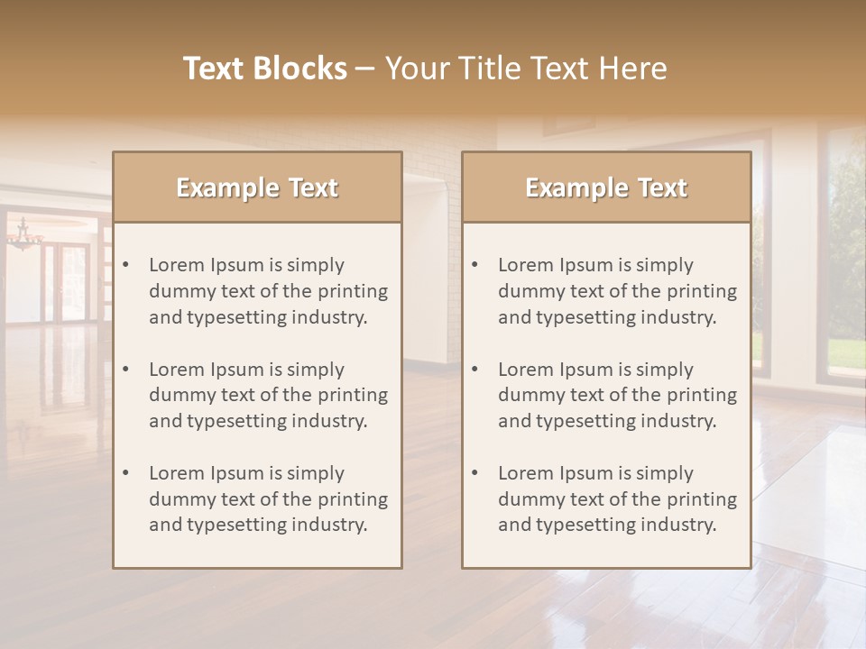 Light Trees Open PowerPoint Template