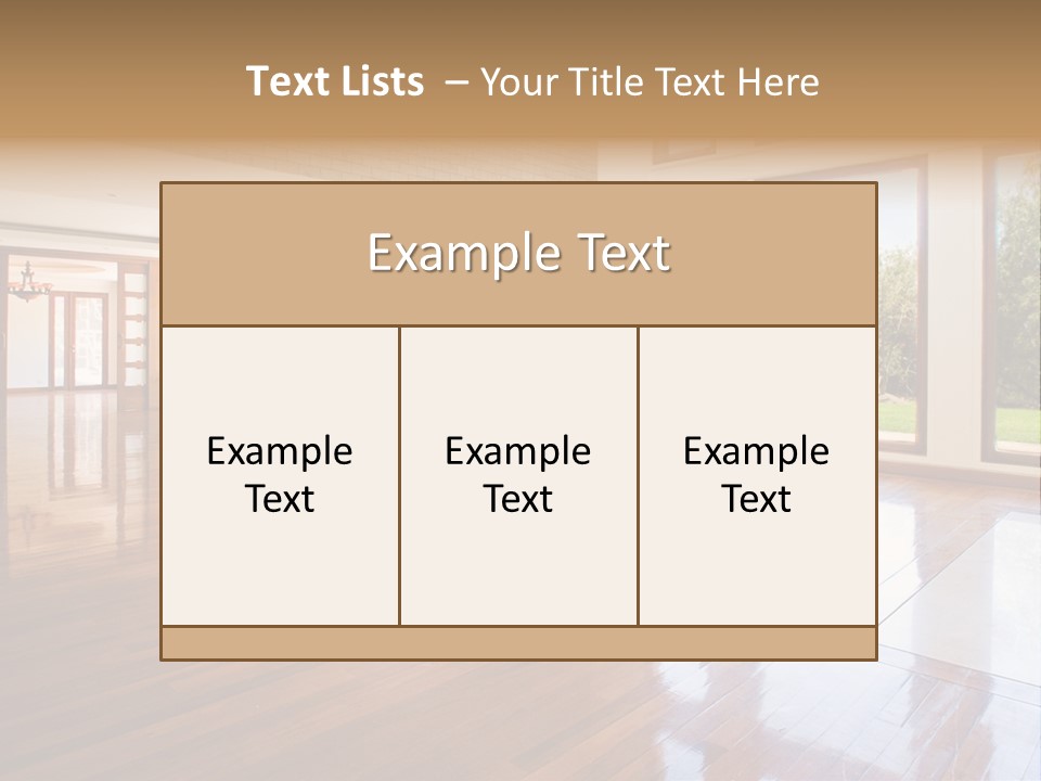 Light Trees Open PowerPoint Template