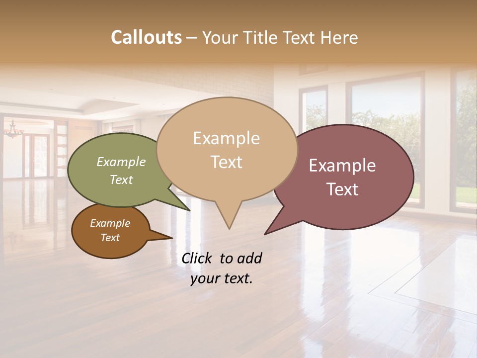 Light Trees Open PowerPoint Template