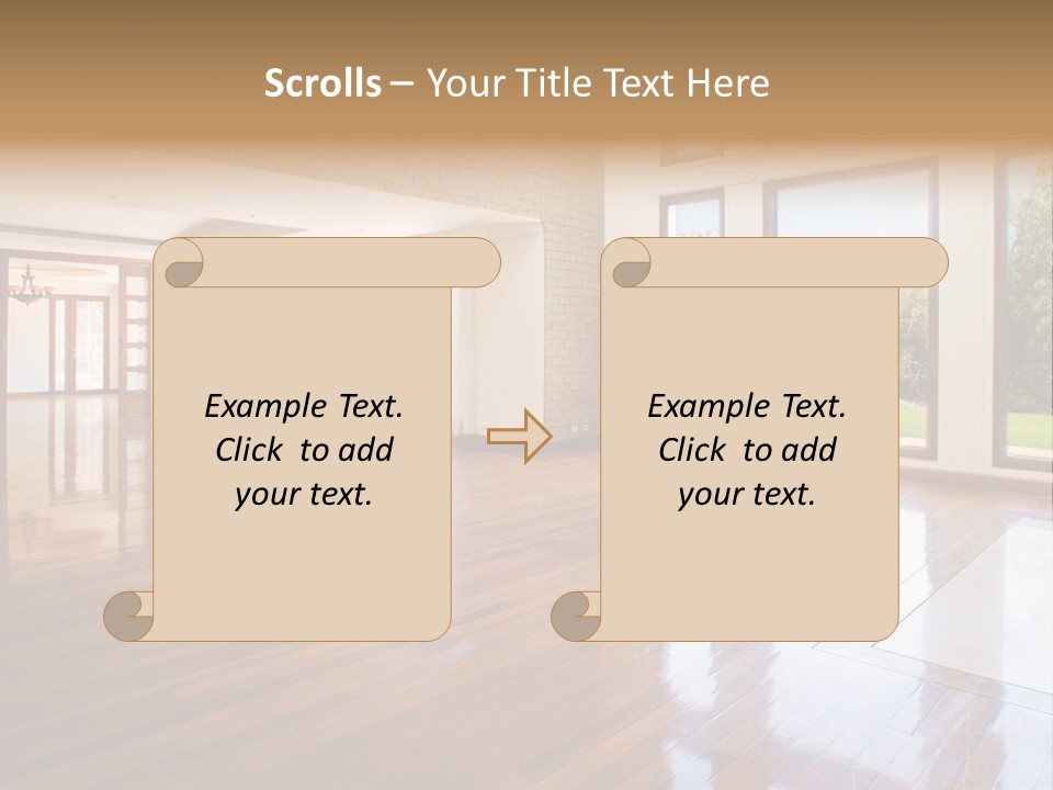 Light Trees Open PowerPoint Template
