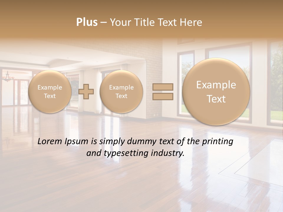 Light Trees Open PowerPoint Template
