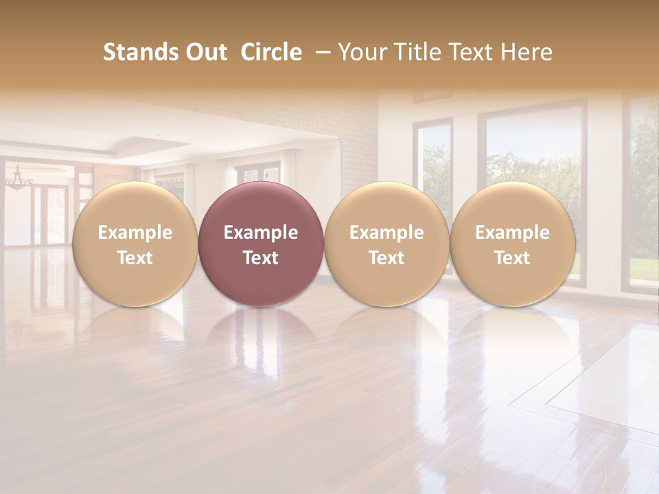 Light Trees Open PowerPoint Template