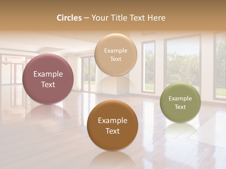 Light Trees Open PowerPoint Template
