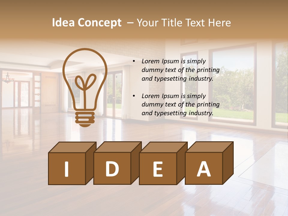 Light Trees Open PowerPoint Template